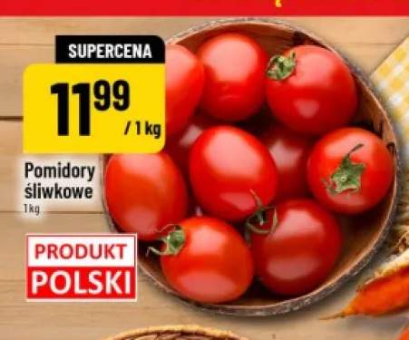 Pomidory śliwkowe polskie