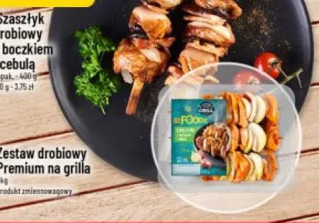 Szaszłyk drobiowy z boczkiem i cebulą BeFoodie