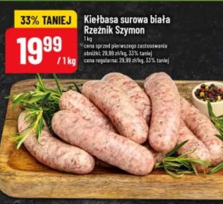 Kiełbasa surowa biała Rzeźnik Szymon