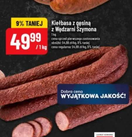 Kiełbasa z gęsiną z Wędzarni Szymona