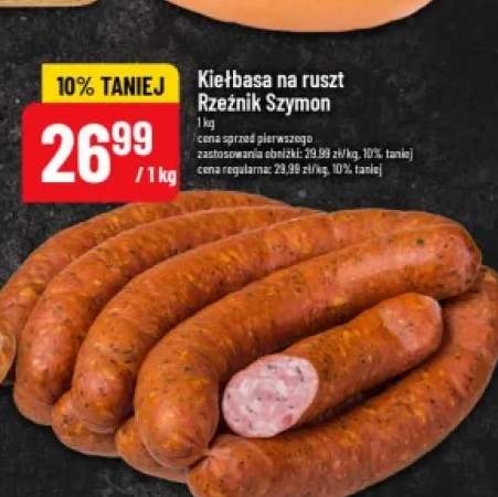 Kiełbasa na ruszt Rzeźnik Szymon