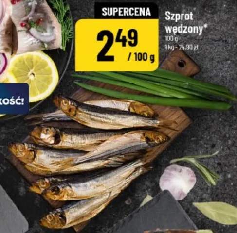 Szprot wędzony