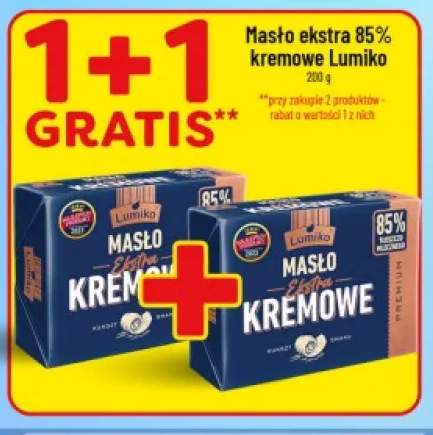 Masło ekstra 85% kremowe Lumiko