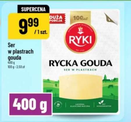 Ser w plastrach gouda Ryki
