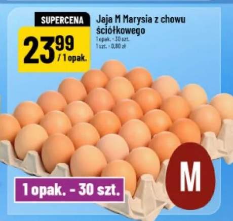 Jaja M Marysia z chowu ściółkowego