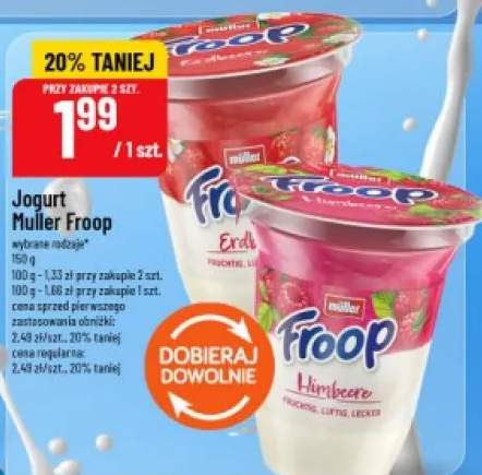 Jogurt Muller Froop Erdbeere