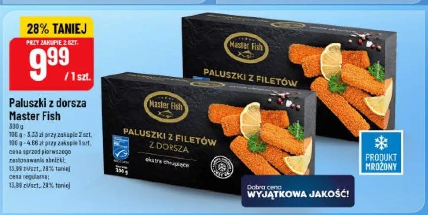 Paluszki z dorsza Master Fish