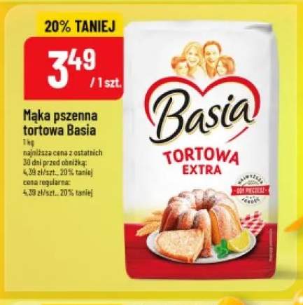 Mąka pszenna tortowa Basia