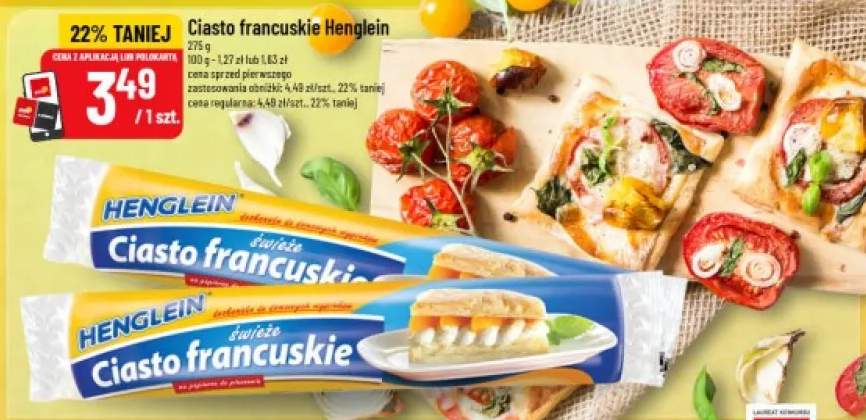 Ciasto francuskie Henglein