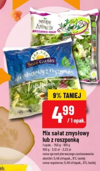 Mix sałat zmysłowy Zielony Smak