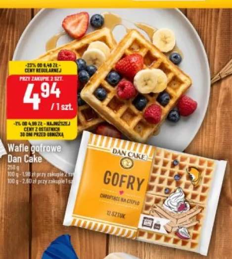 Wafle gofrowe Dan Cake