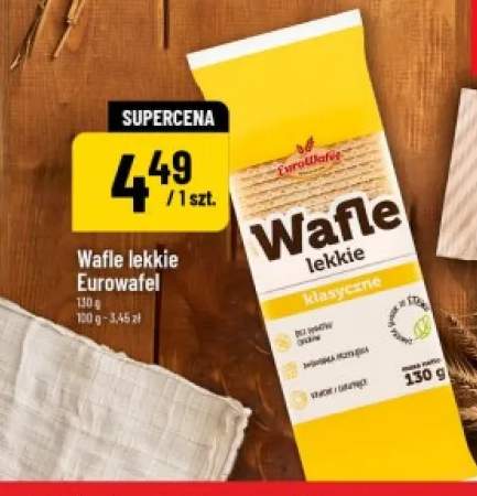 Wafle lekkie klasyczne Eurowafel