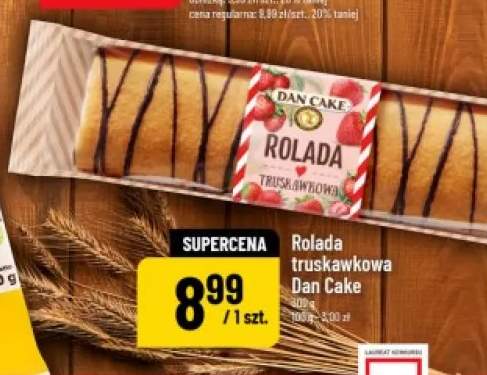 Rolada truskawkowa Dan Cake