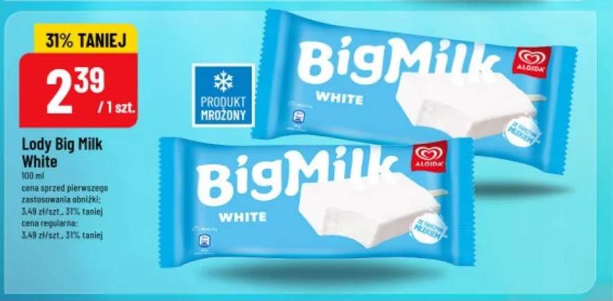 Lody Big Milk White