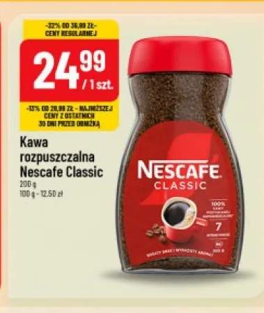 Kawa rozpuszczalna Nescafe Classic