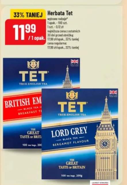Herbata Tet British Empire Black Tea Breakfast Tea