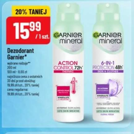 Dezodorant Garnier Mineral Action Control 72h