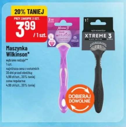 Maszynka Wilkinson Xtreme 3 Black Edition