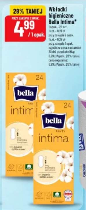 Wkładki higieniczne Bella Intima