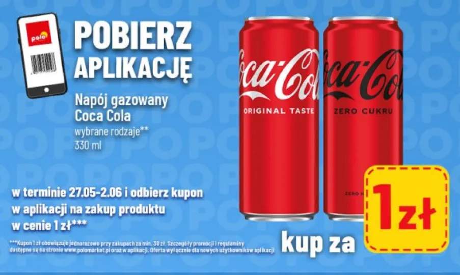 Napój gazowany Coca Cola Original Taste