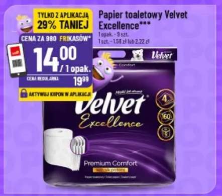 Papier toaletowy Velvet Excellence Premium Comfort