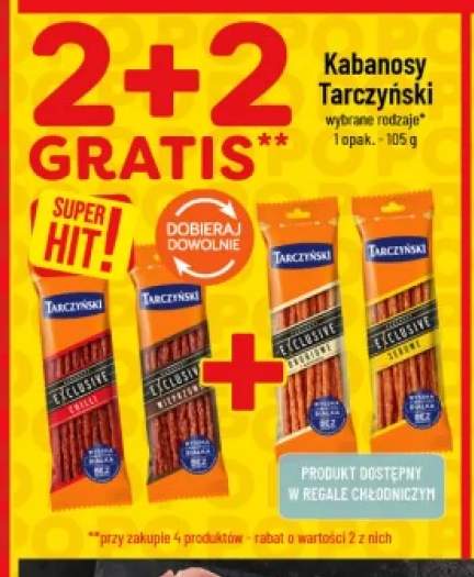 Kabanosy Tarczyński Exclusive Drobiowe