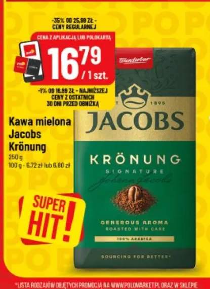 Kawa mielona Jacobs Krönung