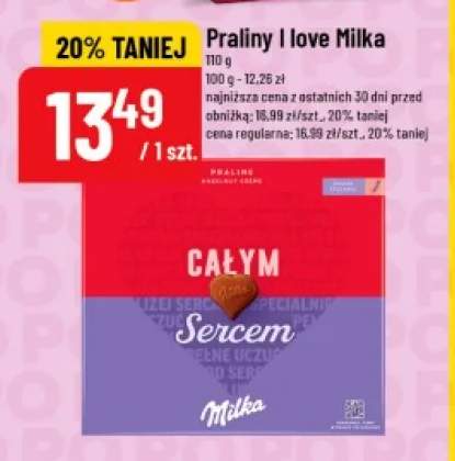 Praliny I love Milka