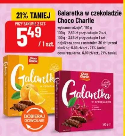 Galaretka w czekoladzie Choco Charlie