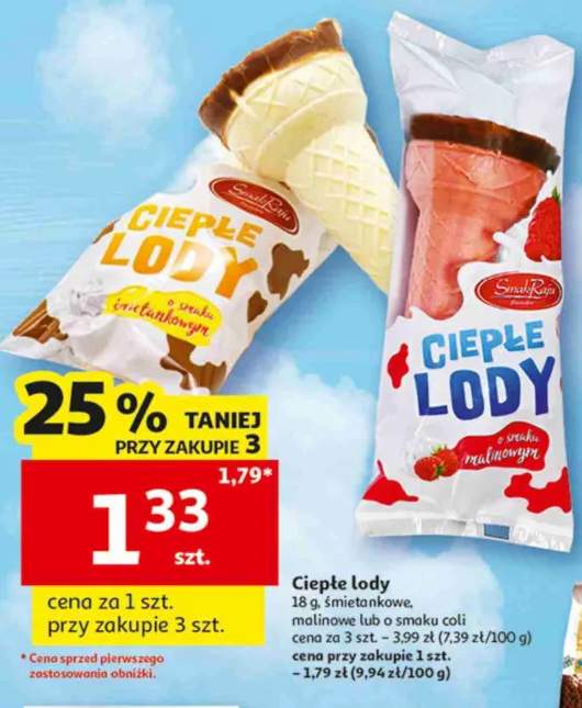 ciepłe lody