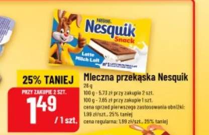 Mleczna przekąska Nesquik