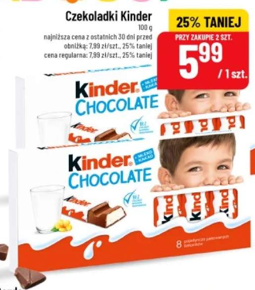 Czekoladki Kinder