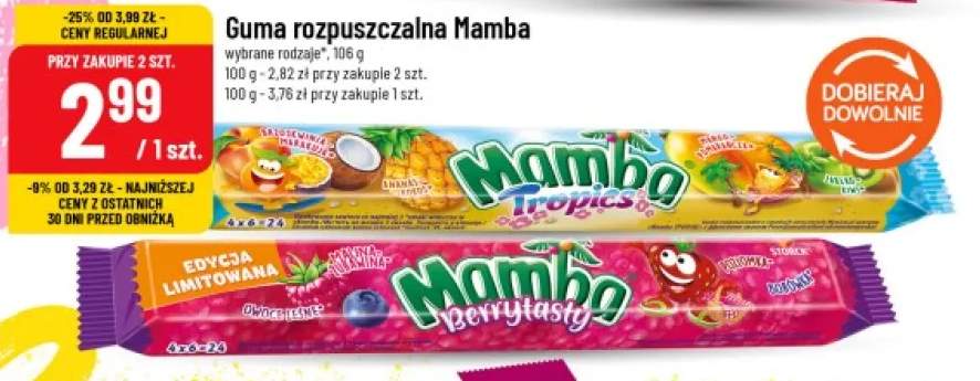 Guma rozpuszczalna Mamba