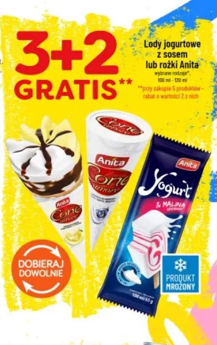 Lody rożki Anita