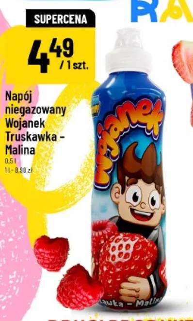 Napój niegazowany Wojanek Truskawka - Malina