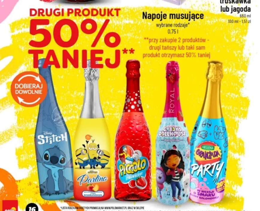 Napój musujący Partino brzoskwiniowy