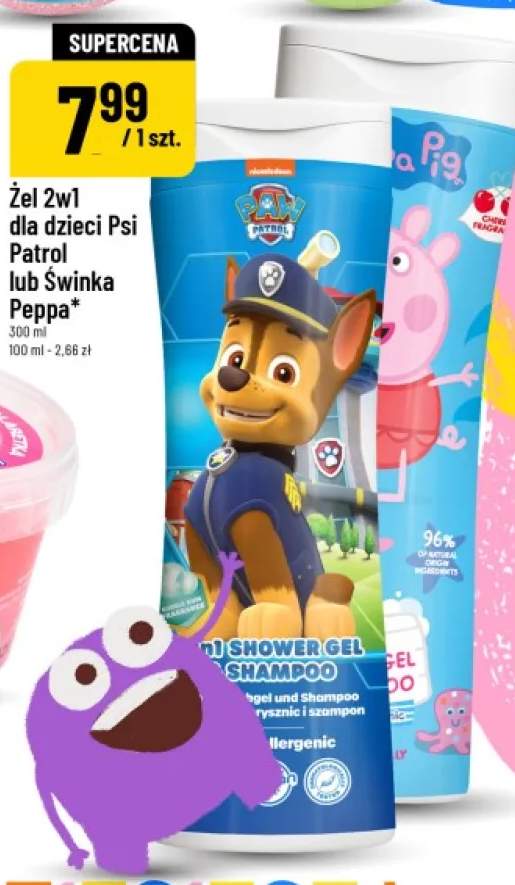 Żel 2w1 dla dzieci Psi Patrol