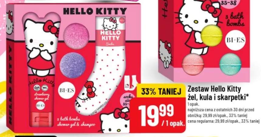 Zestaw Hello Kitty żel, kula i skarpetki BI ES