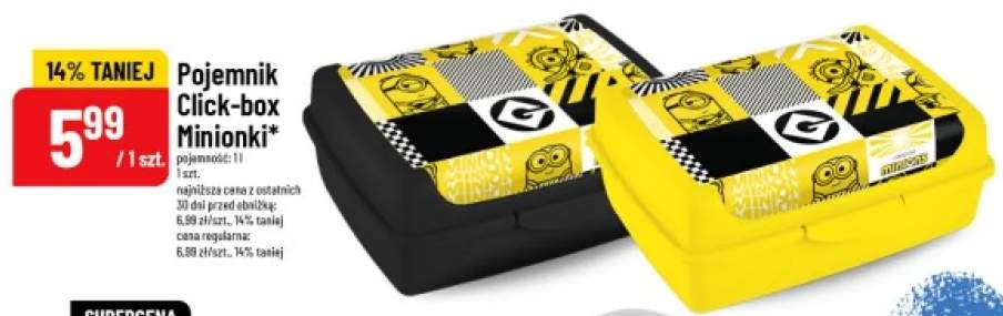 Pojemnik Click-box Minionki 1l