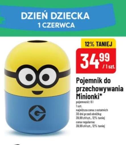 Pojemnik do przechowywania Minionki 6l