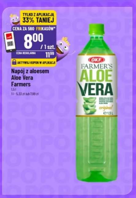 Napój z aloesem Aloe Vera Farmers