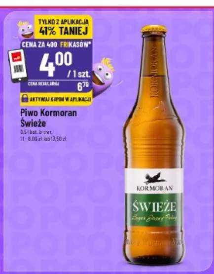 Piwo Kormoran Świeże