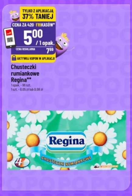 Chusteczki rumiankowe Regina