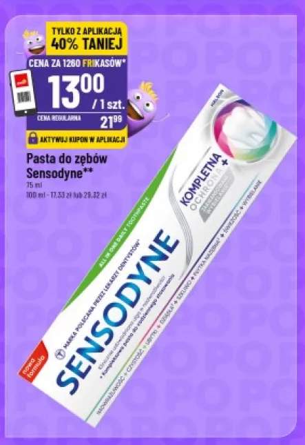 Pasta do zębów Sensodyne Kompletna Ochrona + Zaawansowane Wybielanie