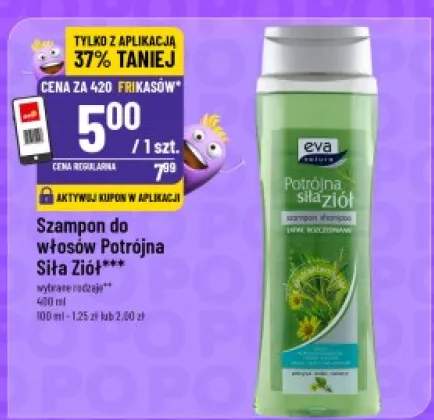 Szampon do włosów Potrójna Siła Ziół Eva Natura