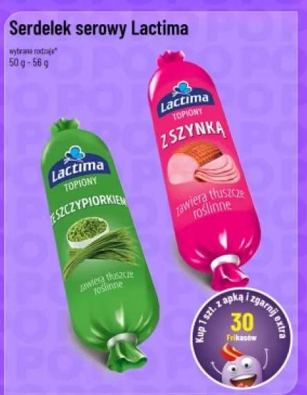 Serdelek serowy Lactima ze szczypiorkiem