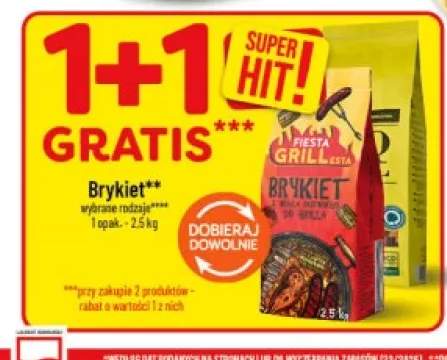Brykiet z węgla drzewnego do grilla Fiesta Grillesta