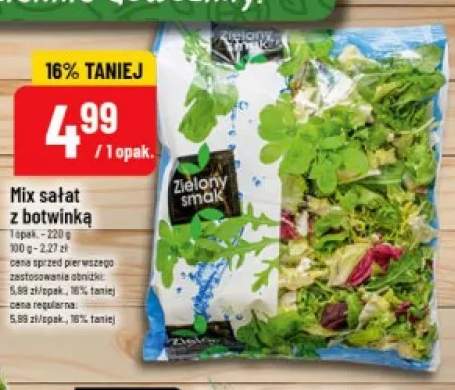 Mix sałat z botwinką Zielony smak