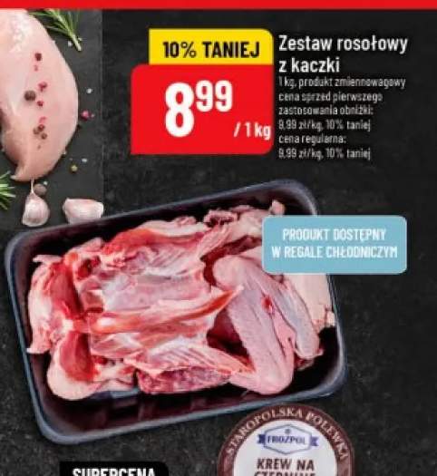 Zestaw rosołowy z kaczki