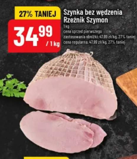Szynka bez wędzenia Rzeźnik Szymon